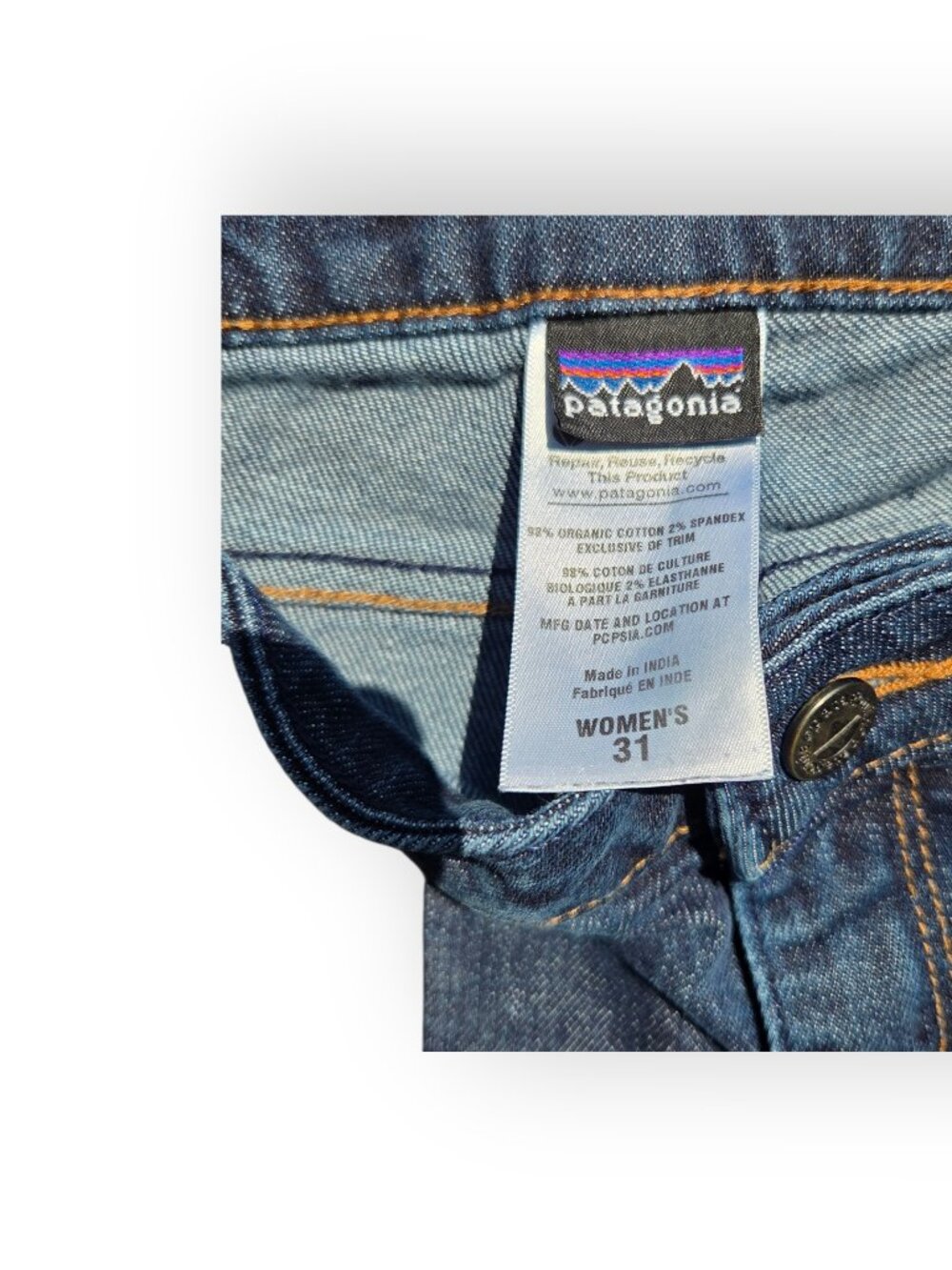 Patagonia Denim Jeans Size 31 - Picture 2 of 4